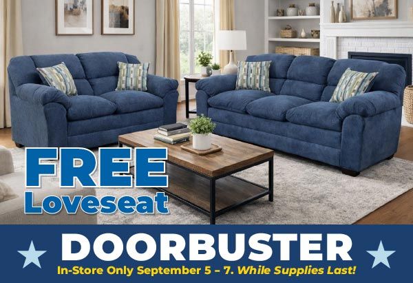 Sofa and Free Loveseat